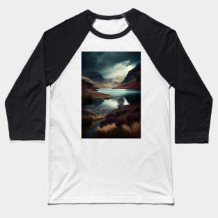 Great Britain Landscape Baseball T-Shirt